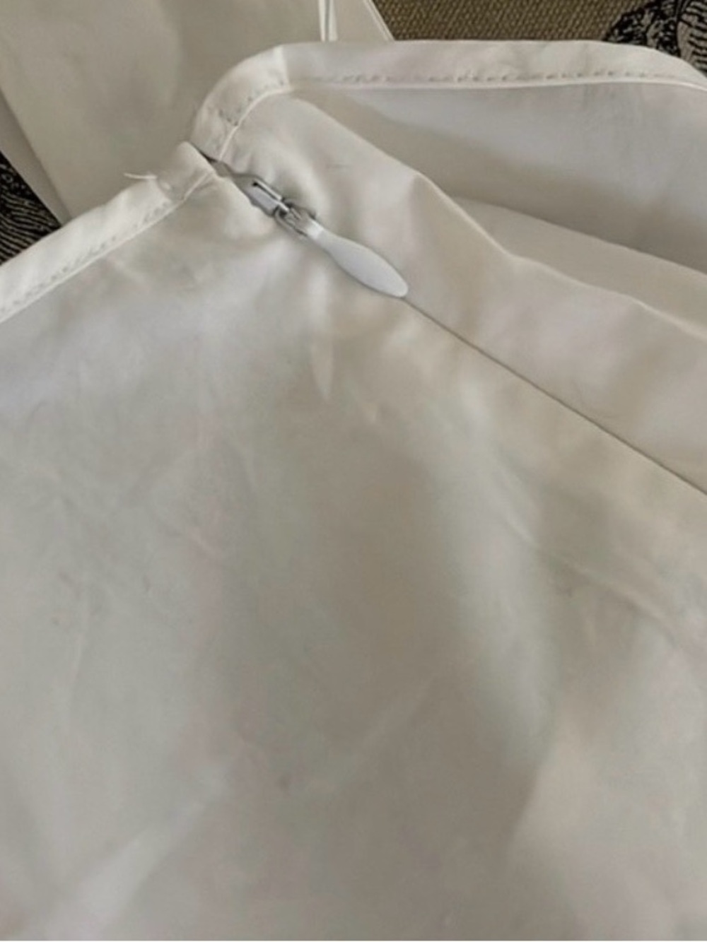 NWT J. Crew White Organic Cotton Poplin Cross Front Halter Blouse M - Picture 6 of 9